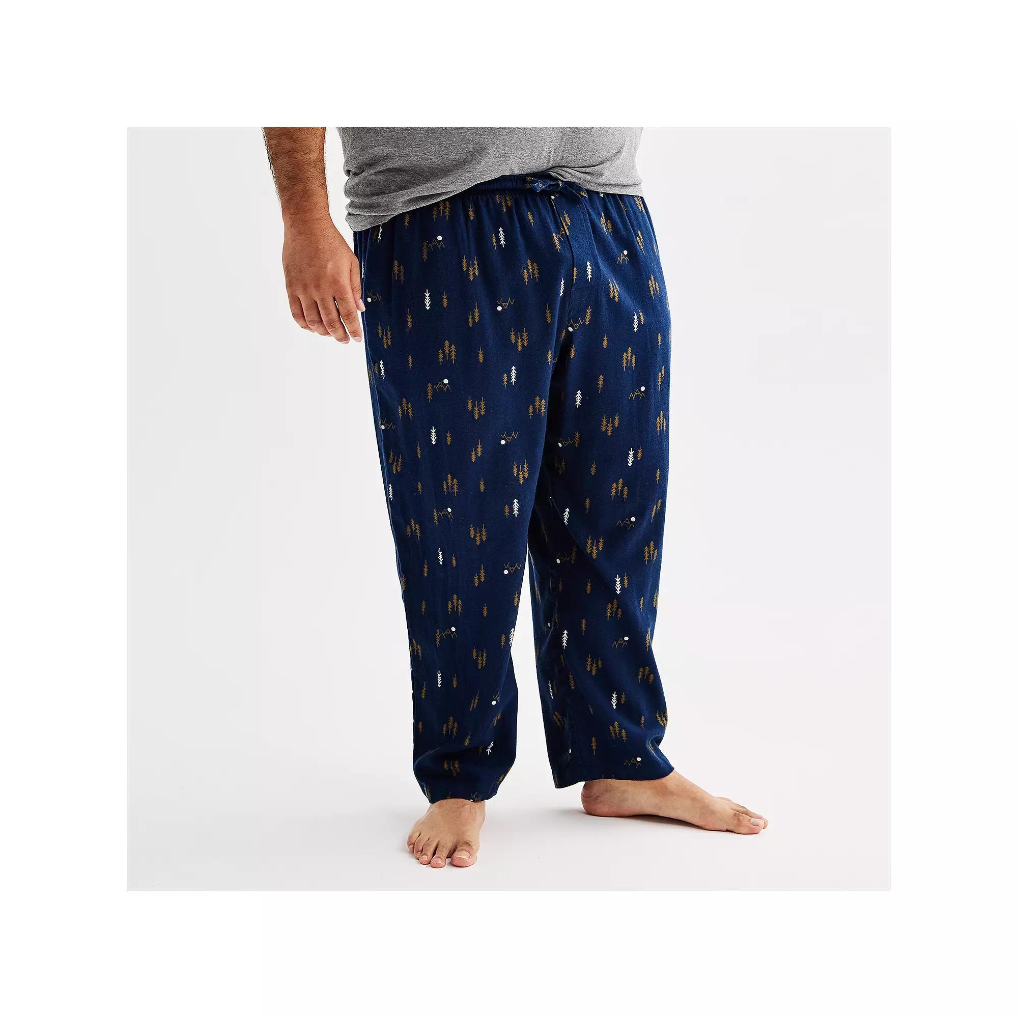 Big & Tall Sonoma Goods For Life® Flannel Drawstring Pajama Pants, Men's,  Product Image