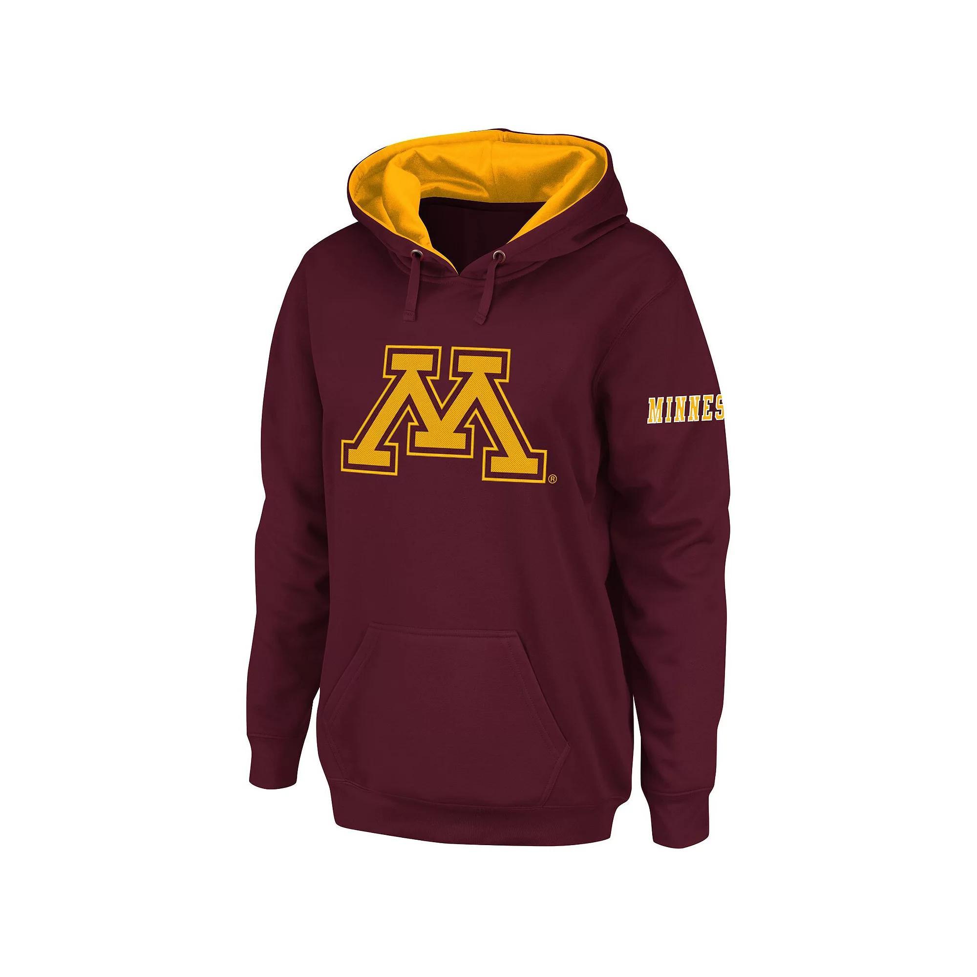 Women's Stadium Athletic Maroon Minnesota Golden Gophers Big Logo Pullover Hoodie, Size: Large, Red Product Image