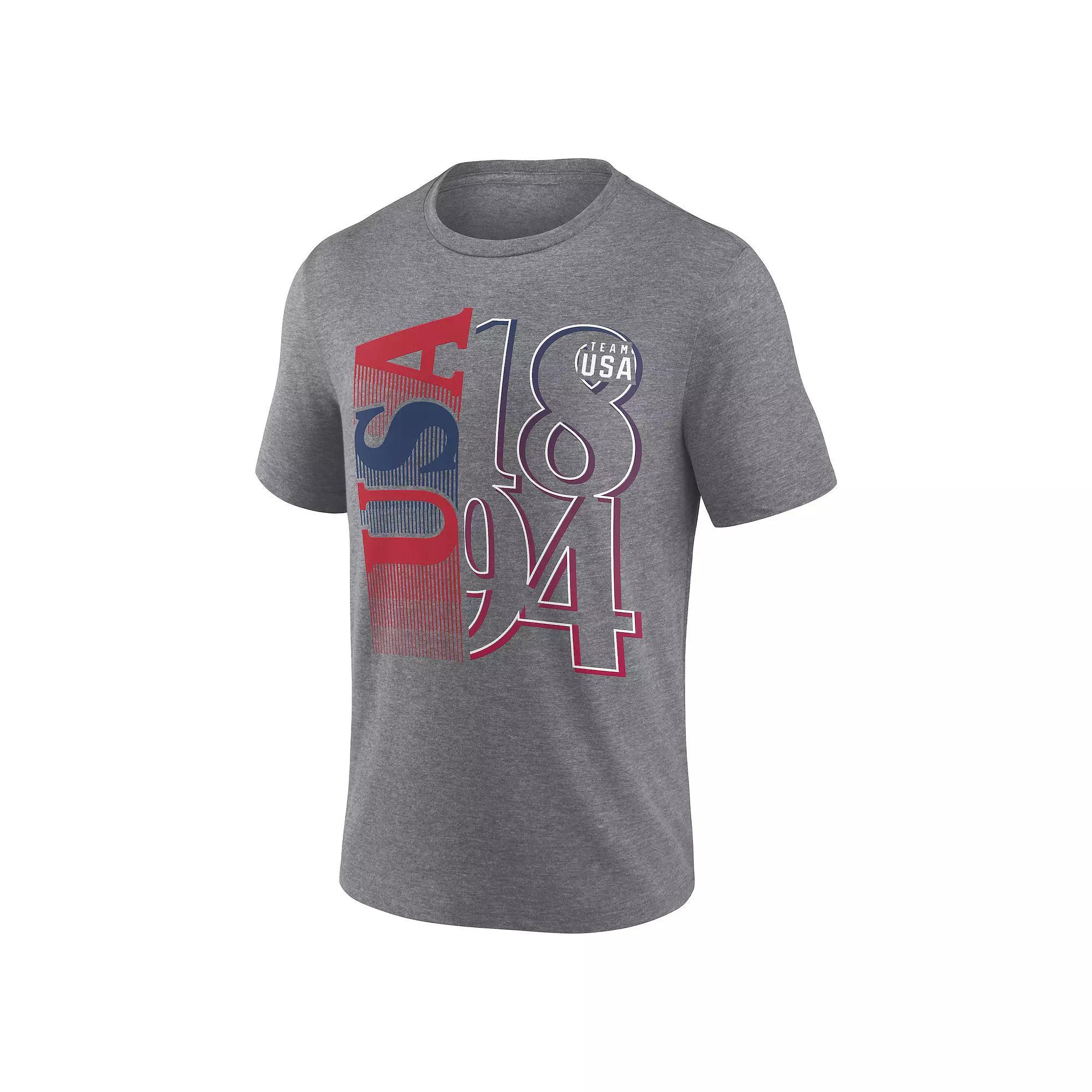 Men's Americana Classics Graphic T-Shirt, Size: Medium, Usa Gray Product Image