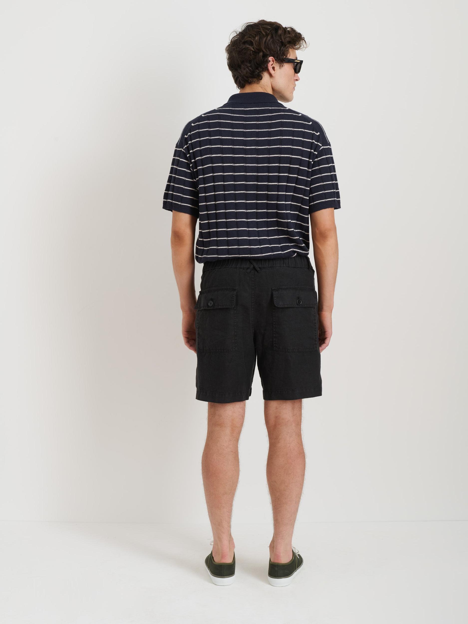 Garment Dyed Pull On Field Short In Linen Product Image