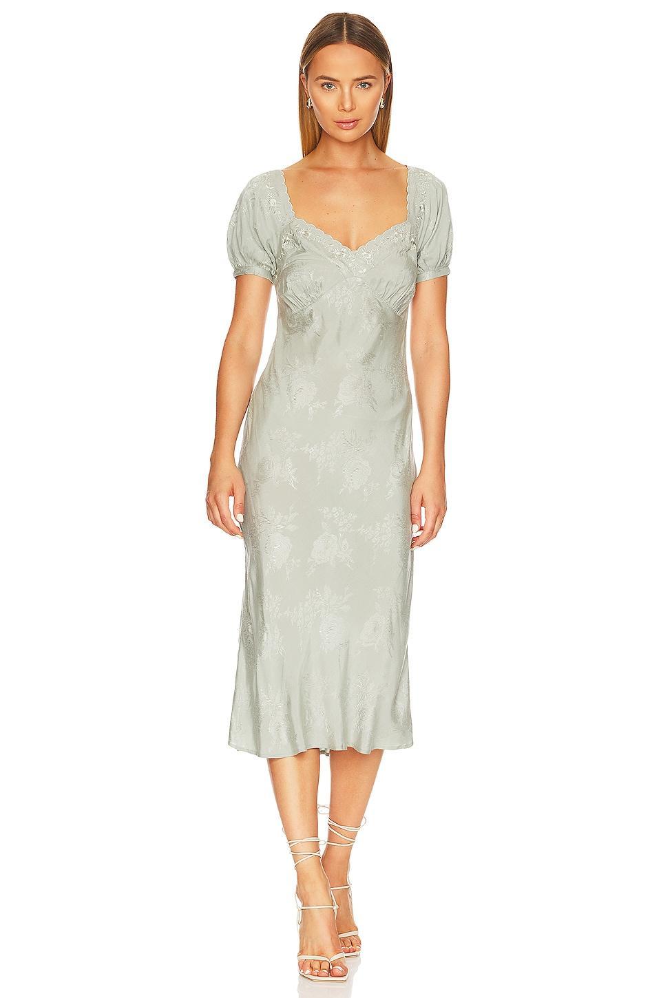 Natalie Embroidered Midi Dress Tularosa Product Image