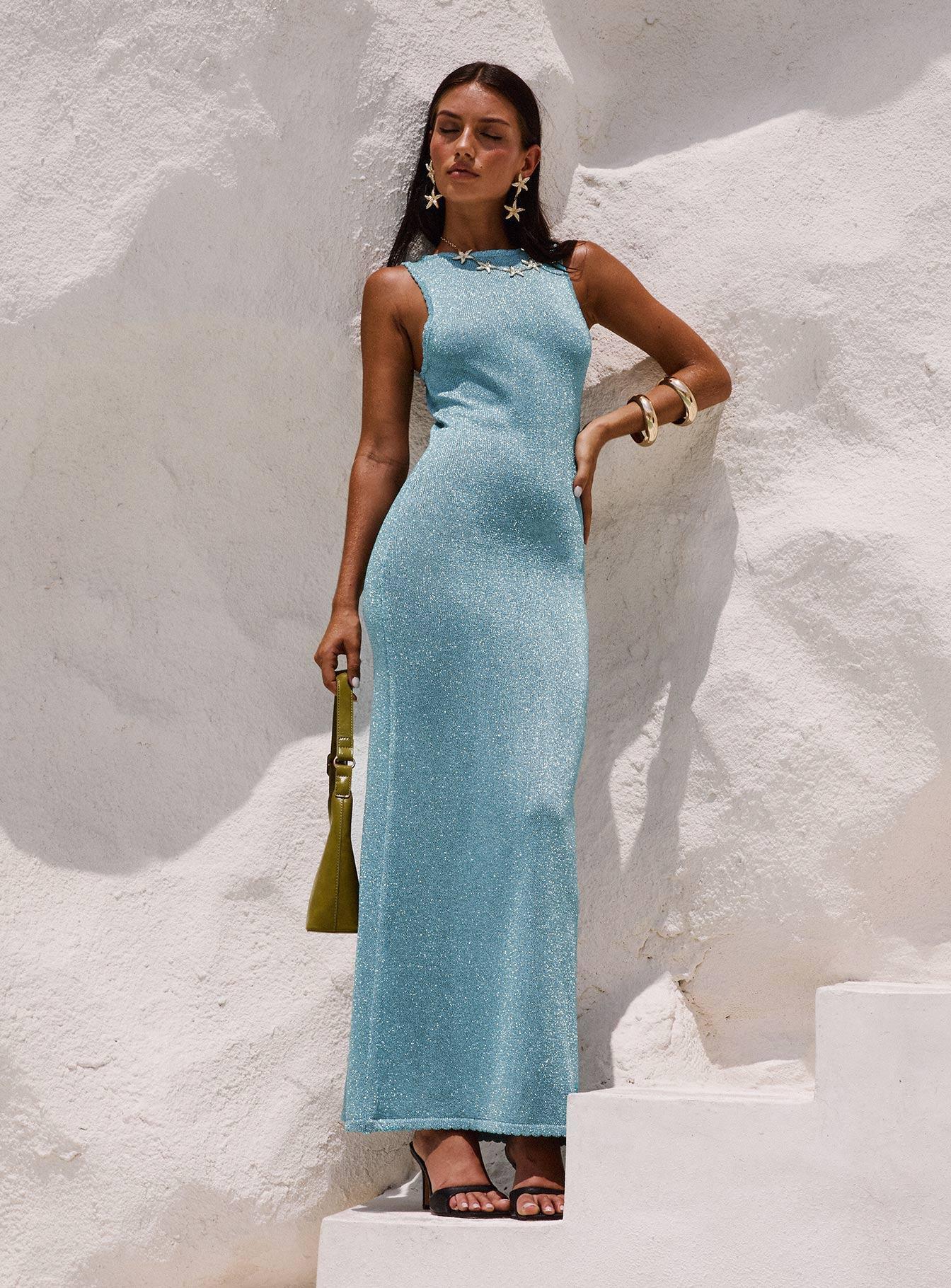 Tourista Maxi Dress Blue Product Image