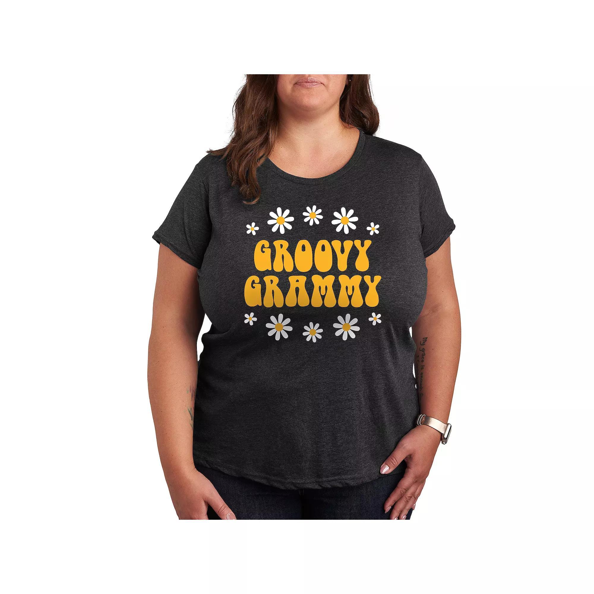 Plus Groovy Grammy Graphic Tee, Women's,  Product Image