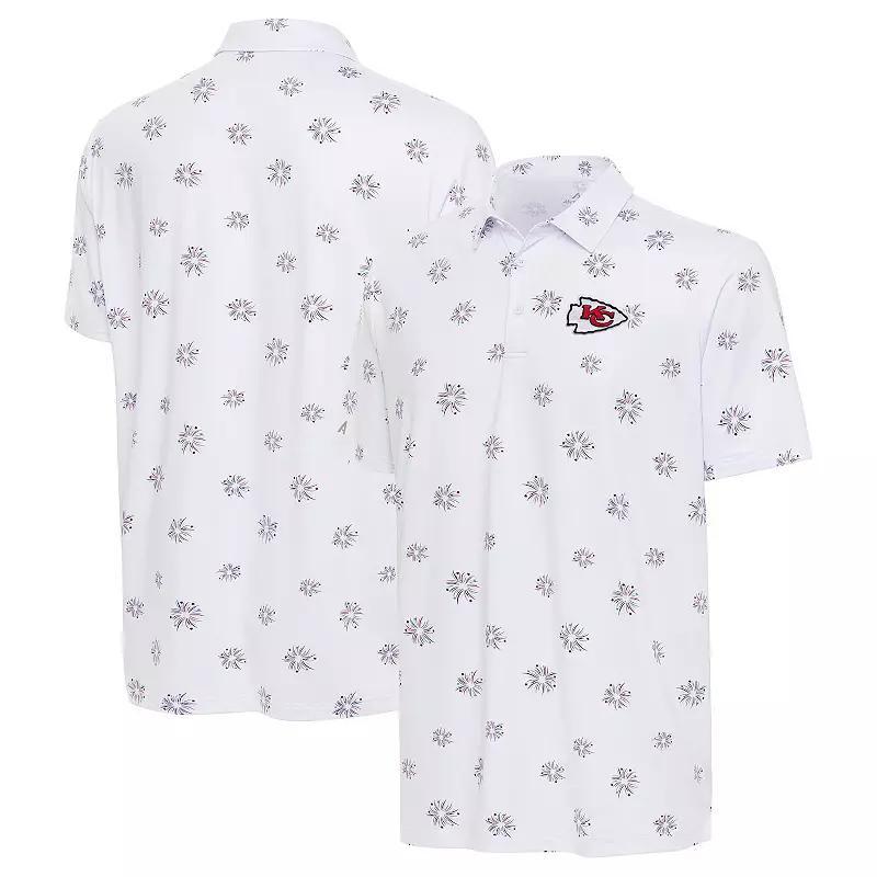 Men's Antigua White New York Giants Fireworks Polo,  Product Image