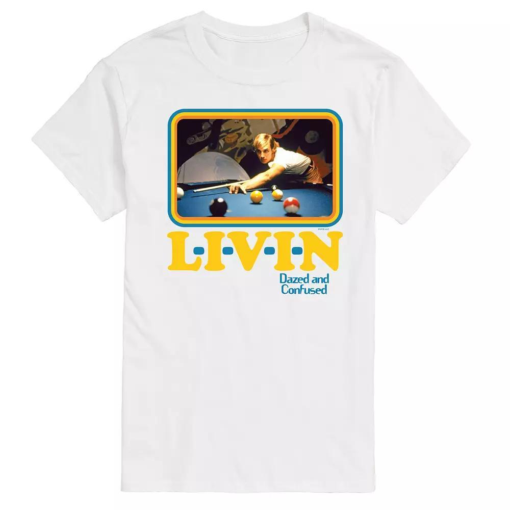 Men's Dazed and Confused L-I-V-E-N Graphic Tee, Size: XL, White Product Image