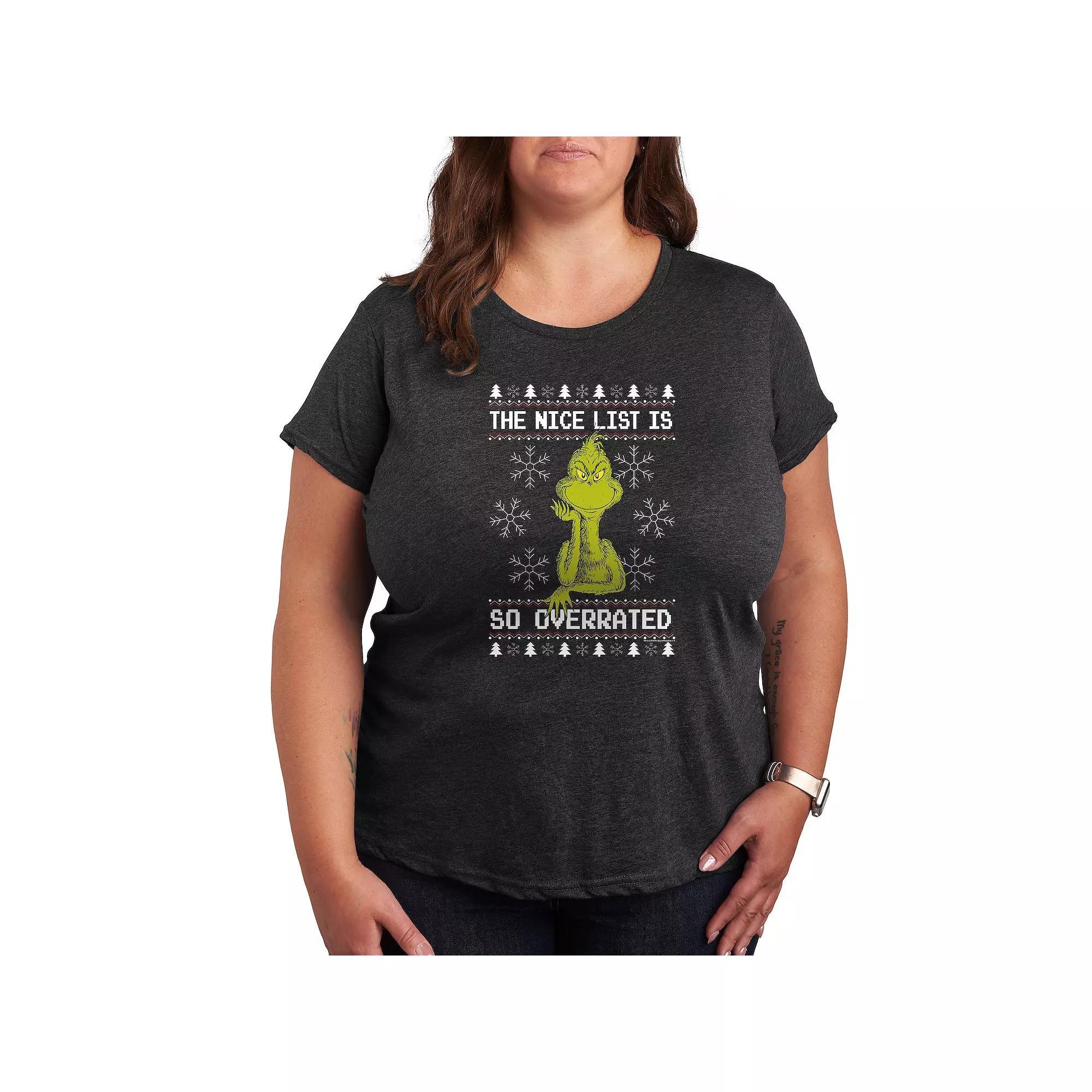 Disney's Nightmare Before Christmas Plus Scary And Bright Graphic Tee, Women's,  Product Image