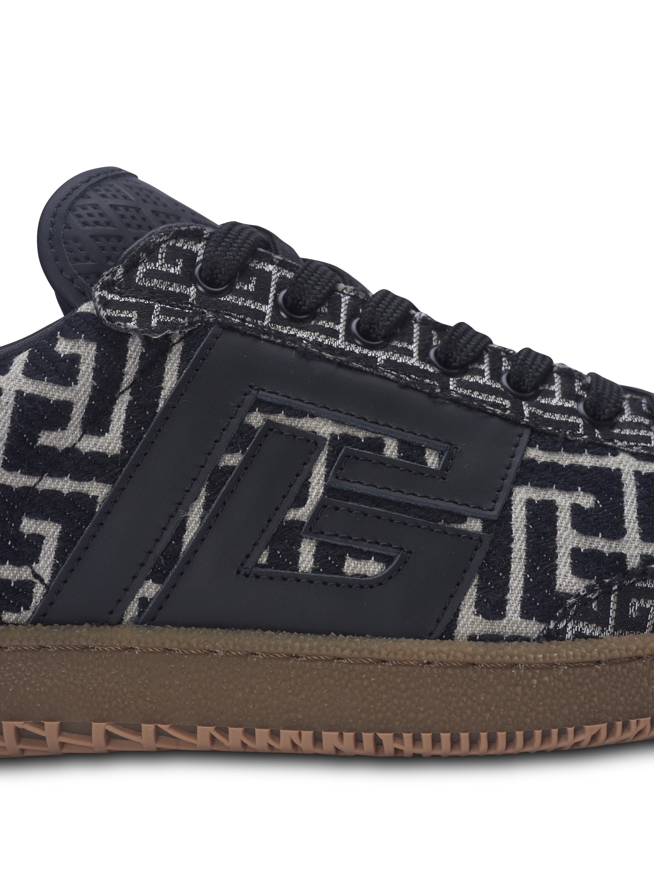 Balmain Swan trainers in PB Labyrinth jacquard Product Image