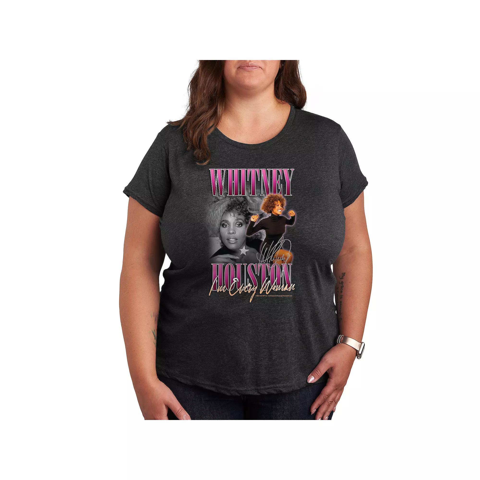 Plus Whitney Houston Every Woman Graphic Tee, Women's,  Product Image