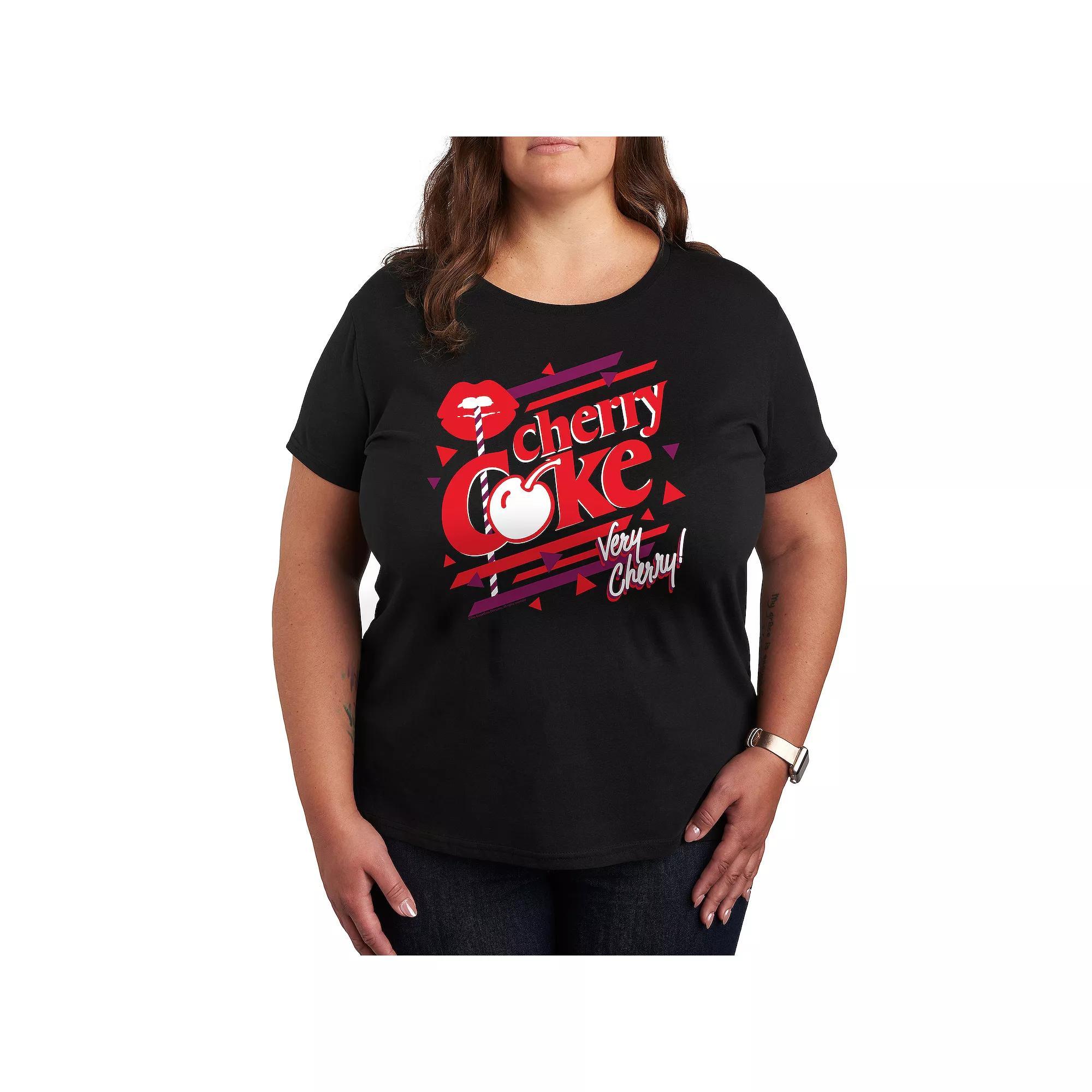 Plus Cherry Coke Very Cherry Graphic Tee, Women's,  Product Image