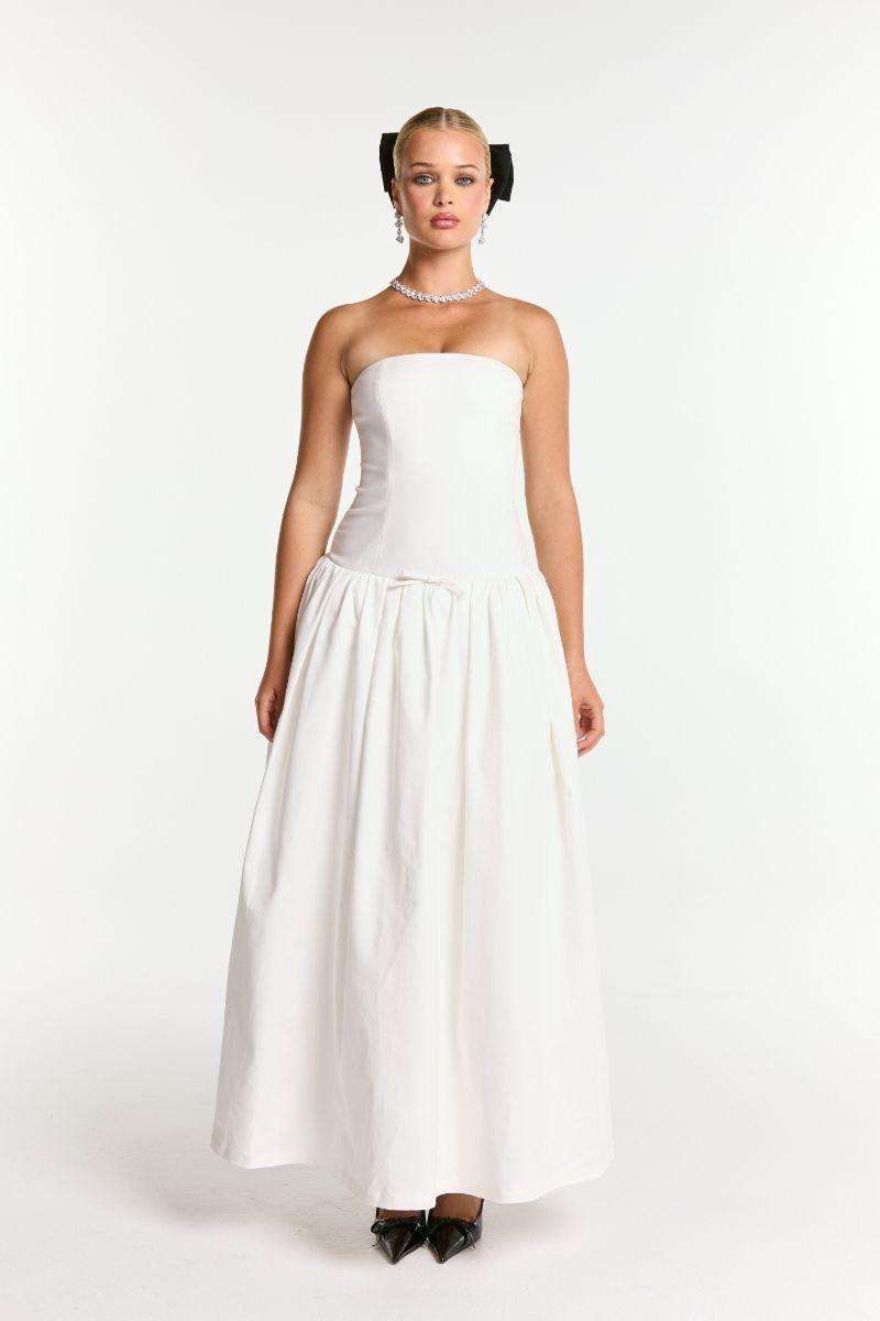 Brittany Dress (White) Product Image