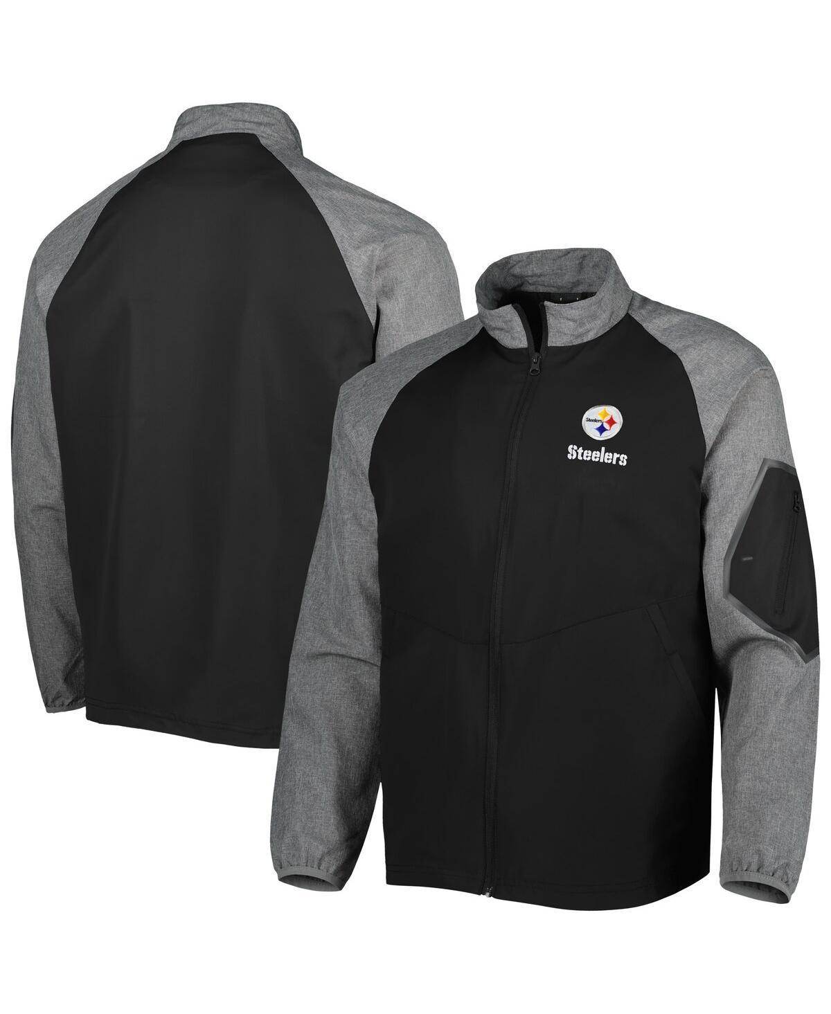 Mens Dunbrooke Pittsburgh Steelers Hurricane Raglan Full-Zip Windbreaker Jacket Product Image