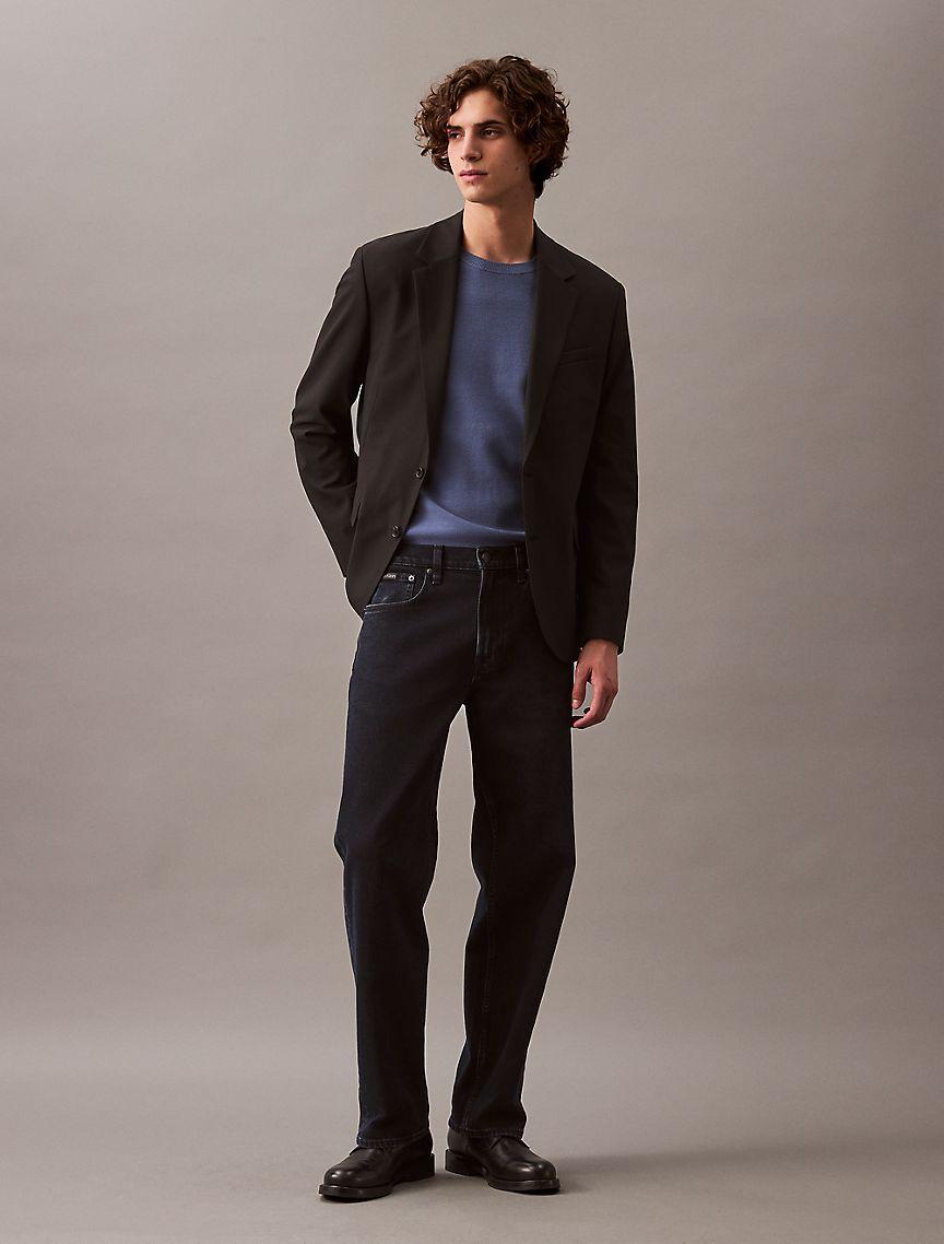 Calvin Klein Mens Tech Knit Crewneck Sweater Product Image