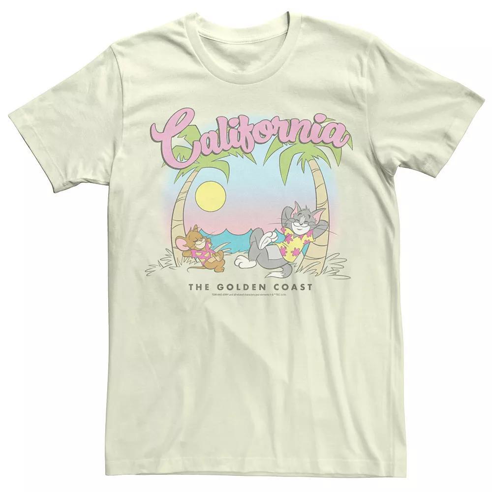 Men's Looney Tunes Tom & Jerry California Beach Portrait Tee,  Product Image