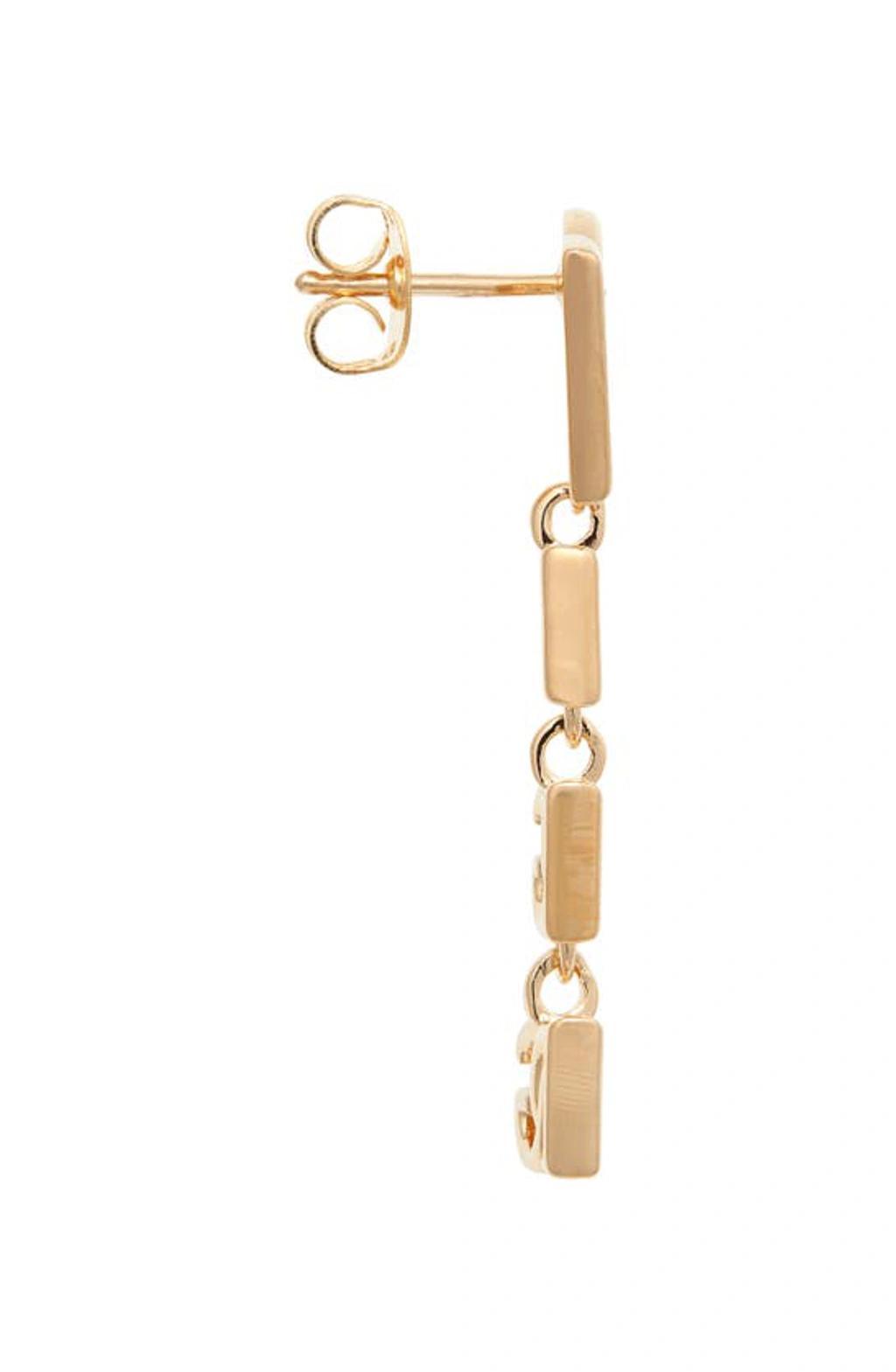 DOLCE & GABBANA Dolce&gabbana Dg Charm Drop Earrings In Gold Product Image