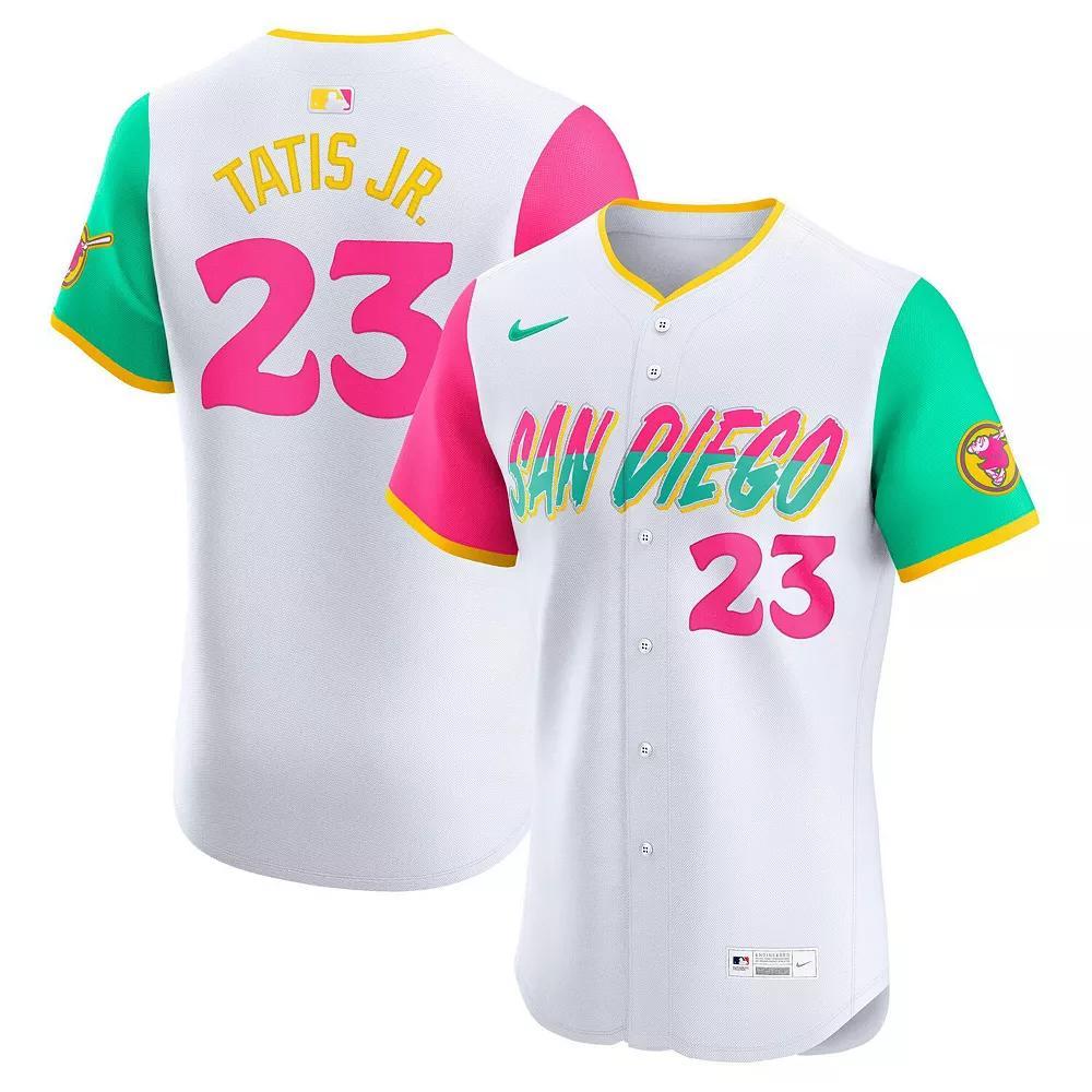Men's Nike Fernando Tatis Jr. White San Diego Padres City Connect Elite Jersey,  Product Image