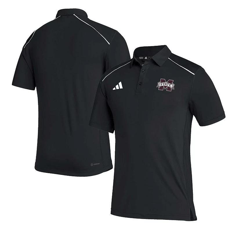 Mens adidas Royal Kansas Jayhawks Coaches AEROREADY Polo Product Image