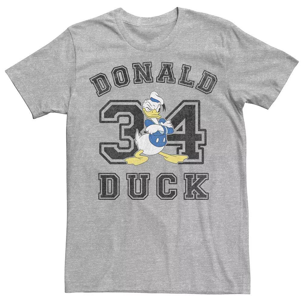 Disney's Donald Duck Varsity Text #34 Portrait Men's Tee,  Product Image