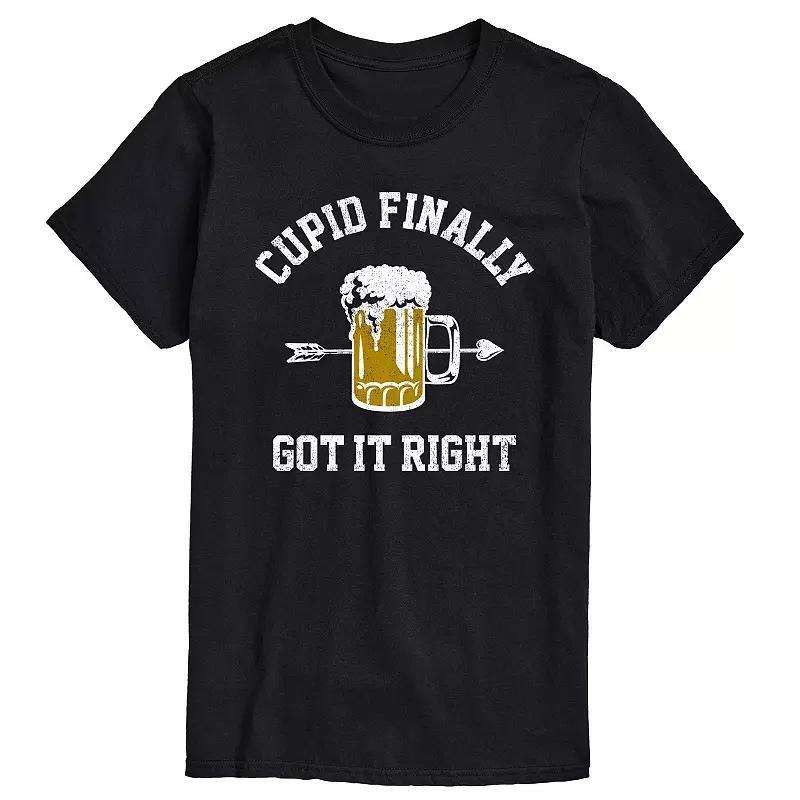 Men's Cupid Finally Got It Right Graphic Tee,  Product Image