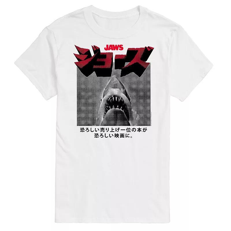 Big & Tall Jaws Tee, Men's, Size: Large Tall, White Product Image