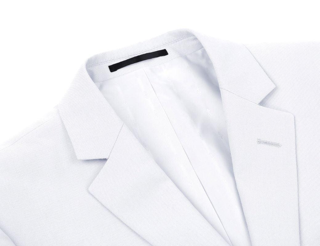 Vanderbilt Collection - Classic 2 Piece Suit 2 Buttons Regular Fit In White Product Image