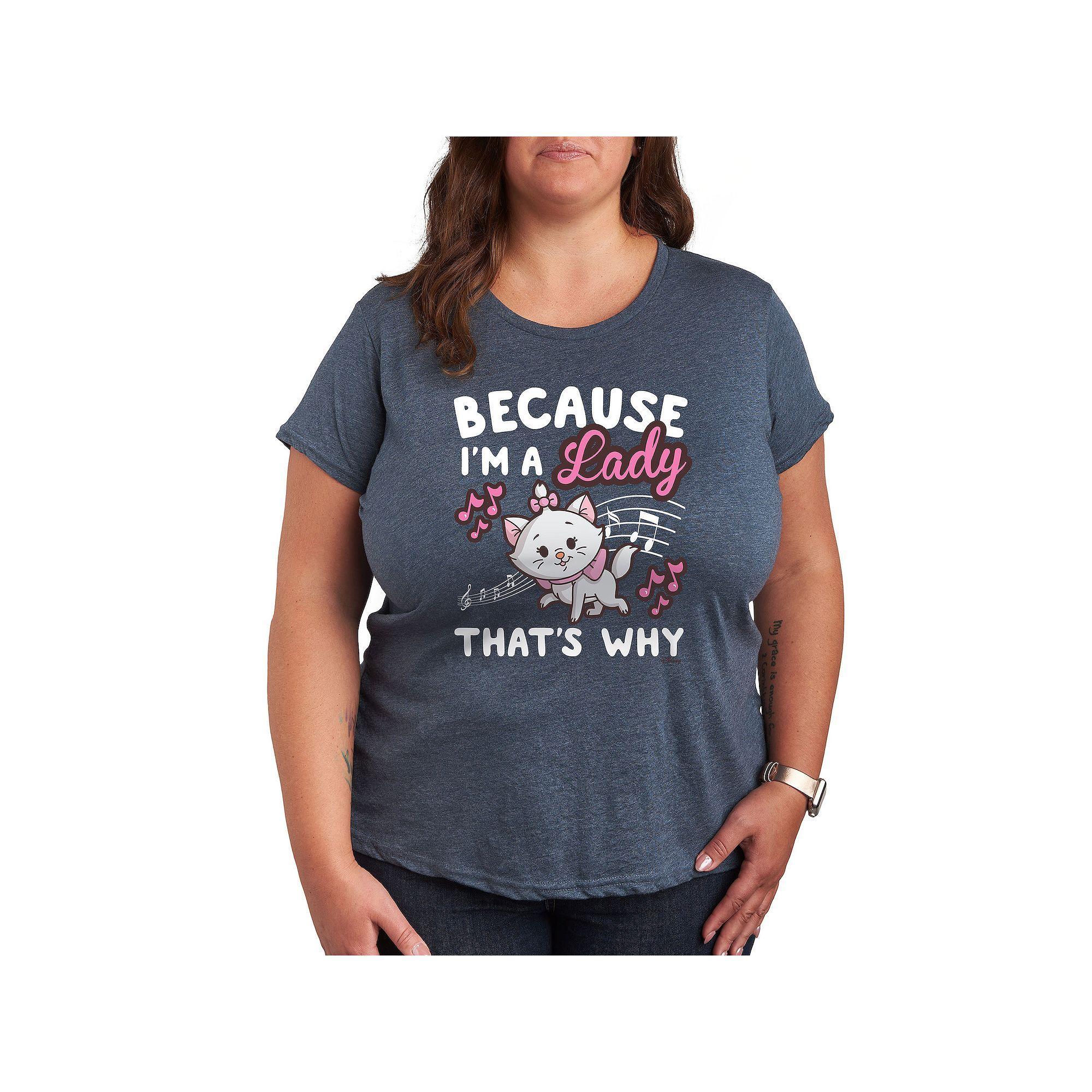 Disney's The Aristocats Marie Plus I'm A Lady Graphic Tee, Women's,  Product Image