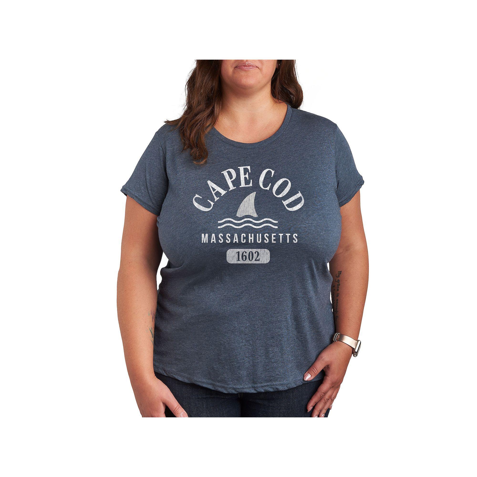 Plus Cape Cod Mass Graphic Tee, Women's,  Product Image