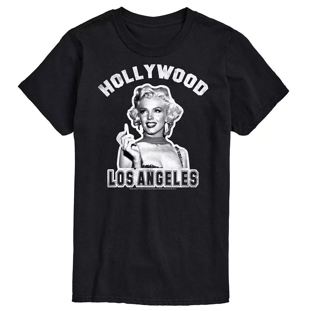Big & Tall Marilyn Monroe Hollywood Tee, Men's,  Product Image