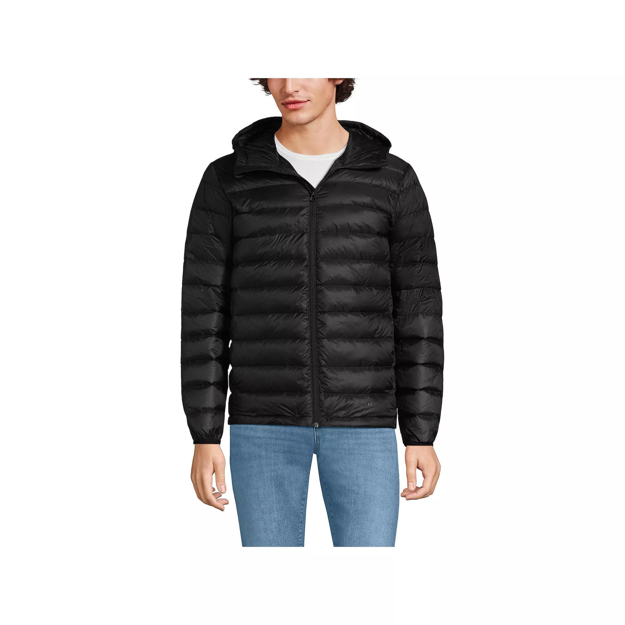 Big & Tall Lands' End Wanderweight Down Jacket, Men's,  Product Image