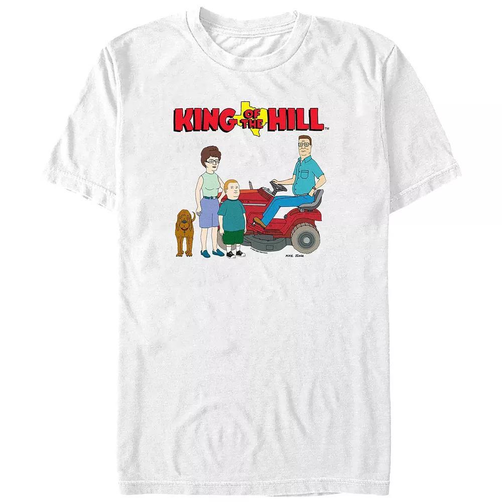 Men's King Of The Hill Lawn Mower Portrait Graphic Tee,  Product Image