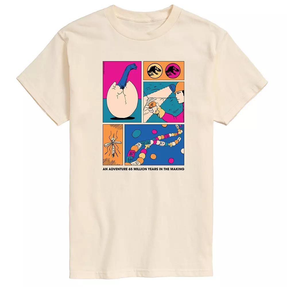 Men's Jurassic World Dino DNA Grid Graphic Tee,  Product Image