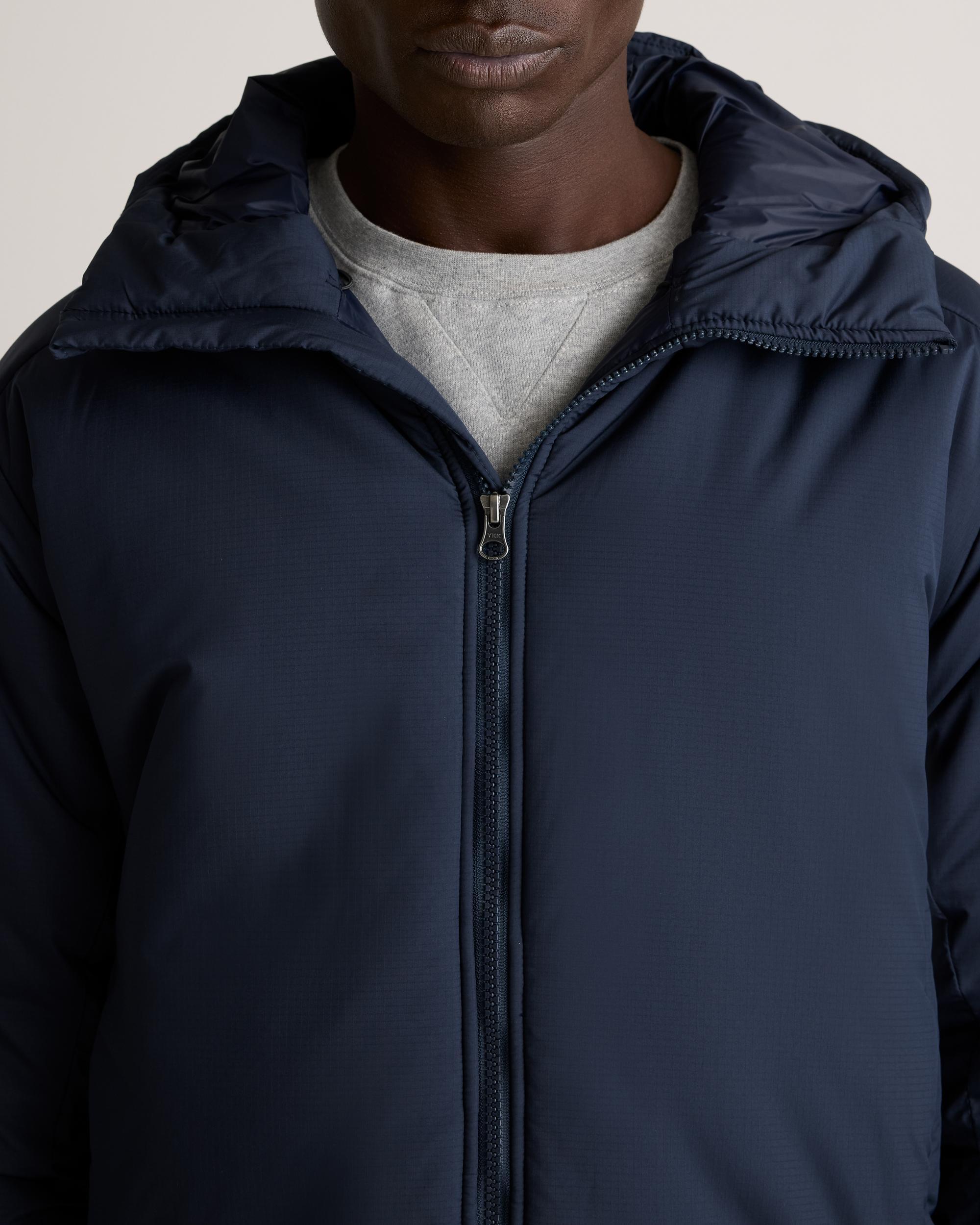 Quince | Men's Hybrid Insulated Heavyweight Hooded Jacket 100% Polyester Product Image