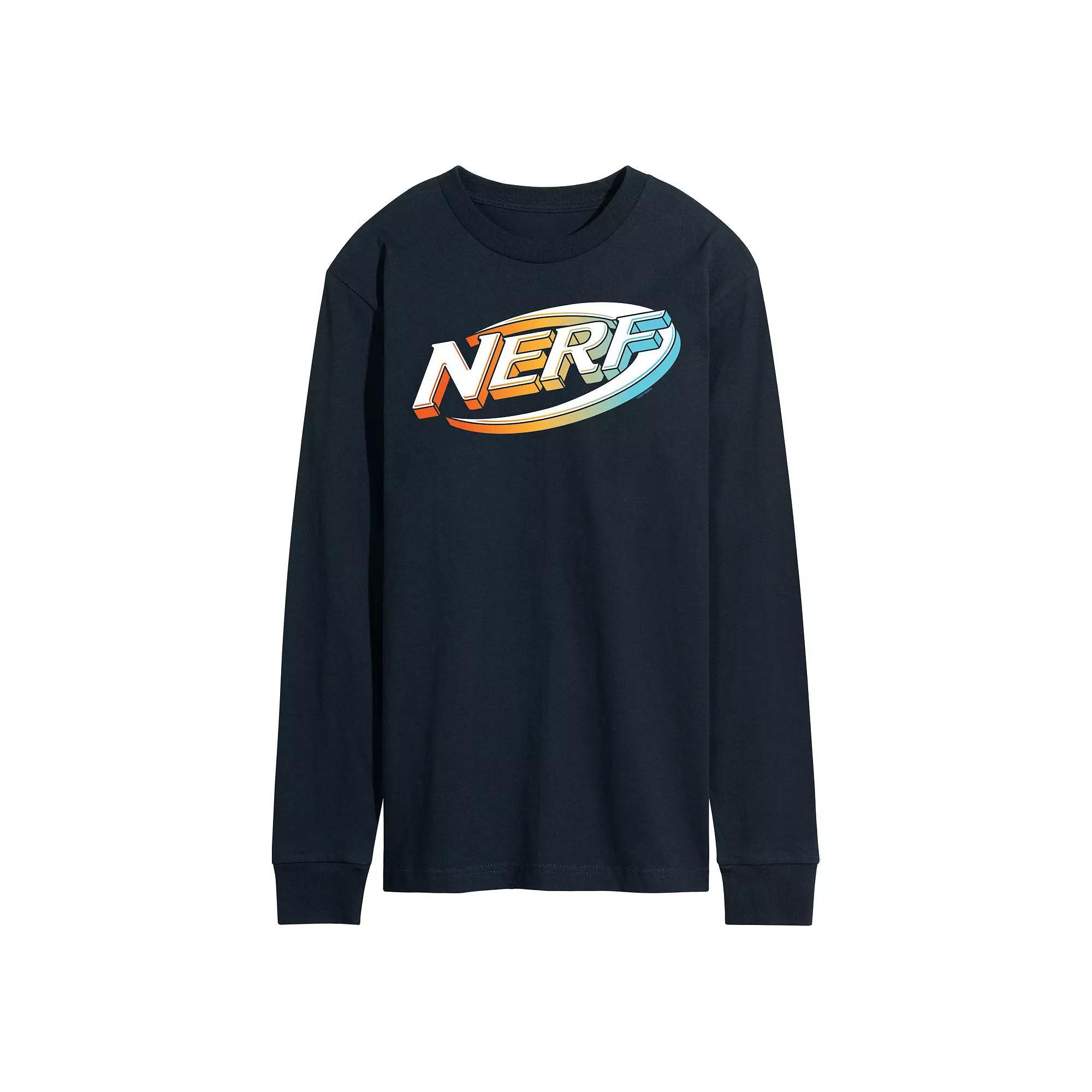 Men's Nerf 3D Logo Long Sleeve Graphic Tee,  Product Image