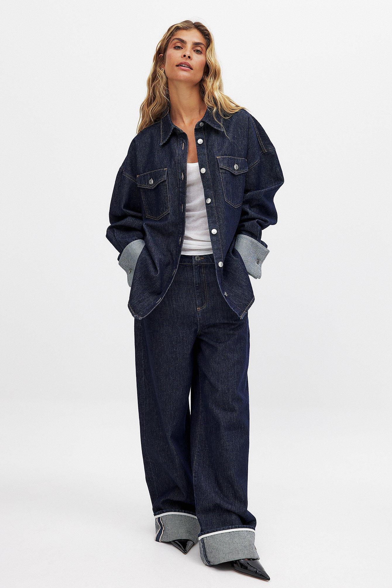 Fold Up Loose Denim Product Image