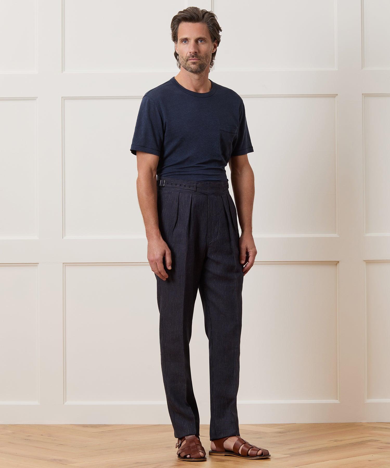 Irish Linen Gurkha Trouser Product Image