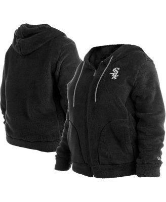 Women's New Era Black Chicago White Sox Plus Size Sherpa Full-Zip Jacket, Size: 1XL Product Image