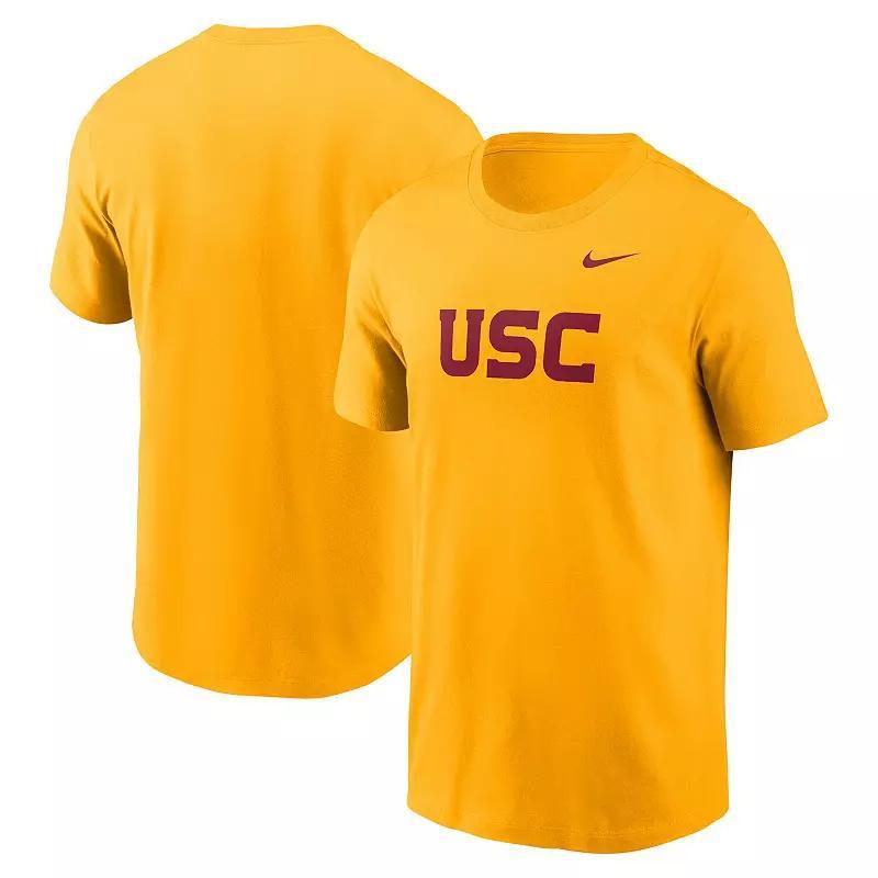 Men's Nike Gold USC Trojans Primetime Wordmark T-Shirt,  Product Image