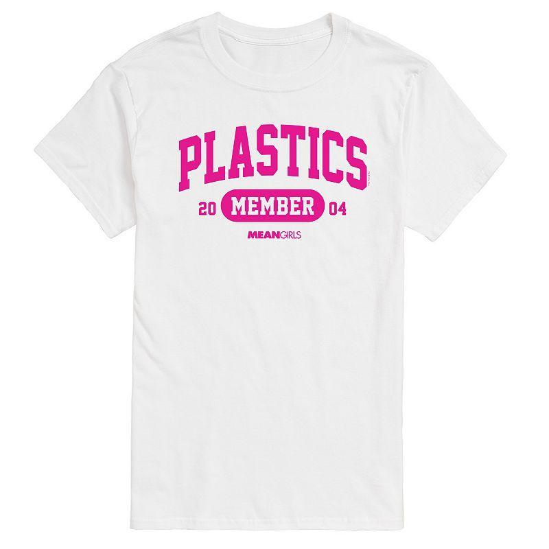 Men's Mean Girls Plastics Member Graphic Tee, Size: XXL, Yellow Product Image