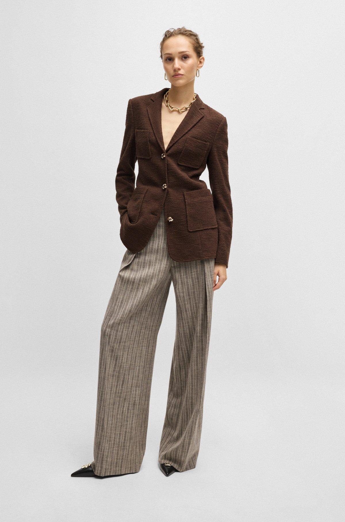 Slim-fit jacket in tweed Product Image