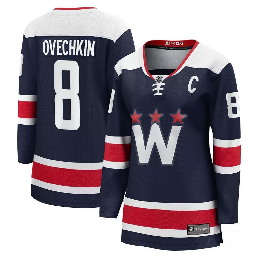 Women's Fanatics Branded Alexander Ovechkin Navy Washington Capitals Alternate Premier Breakaway Player Jersey,  Product Image