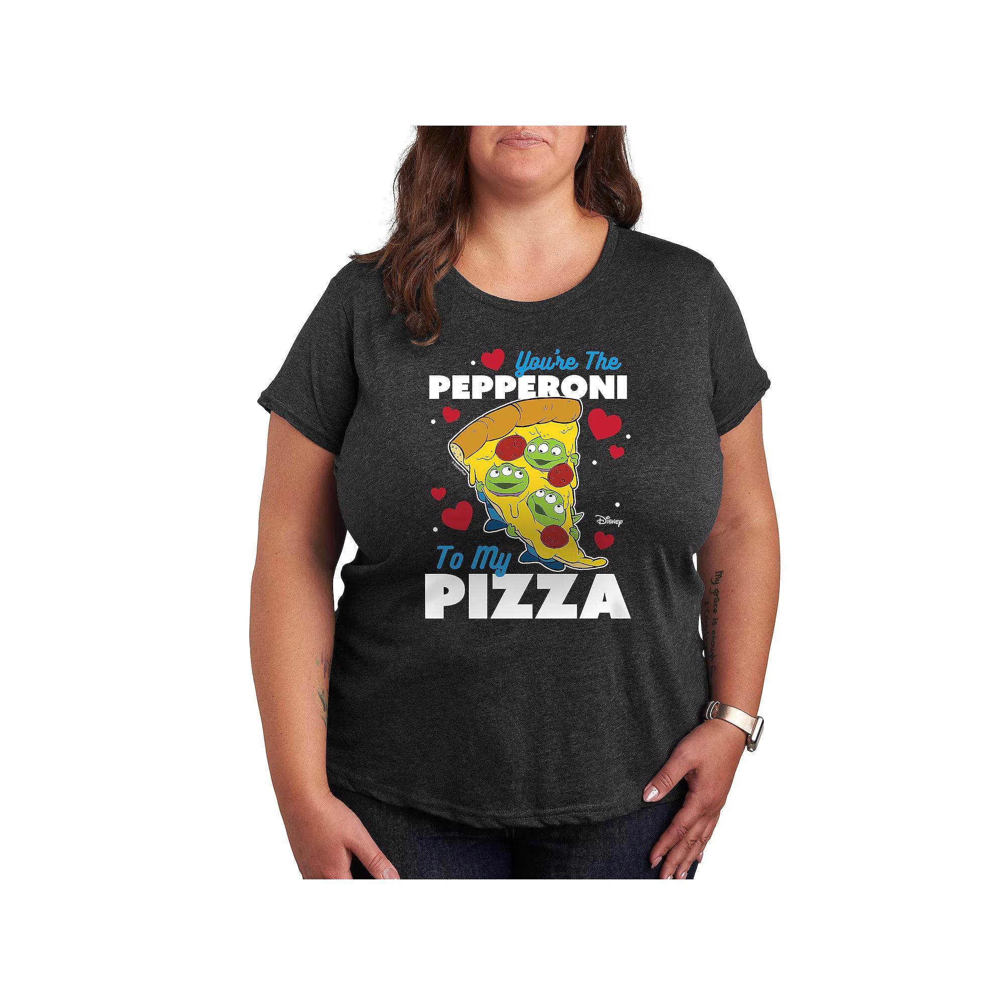 Disney / Pixar's Toy Story Plus Pepperoni To My Pizza Graphic Tee, Women's,  Product Image