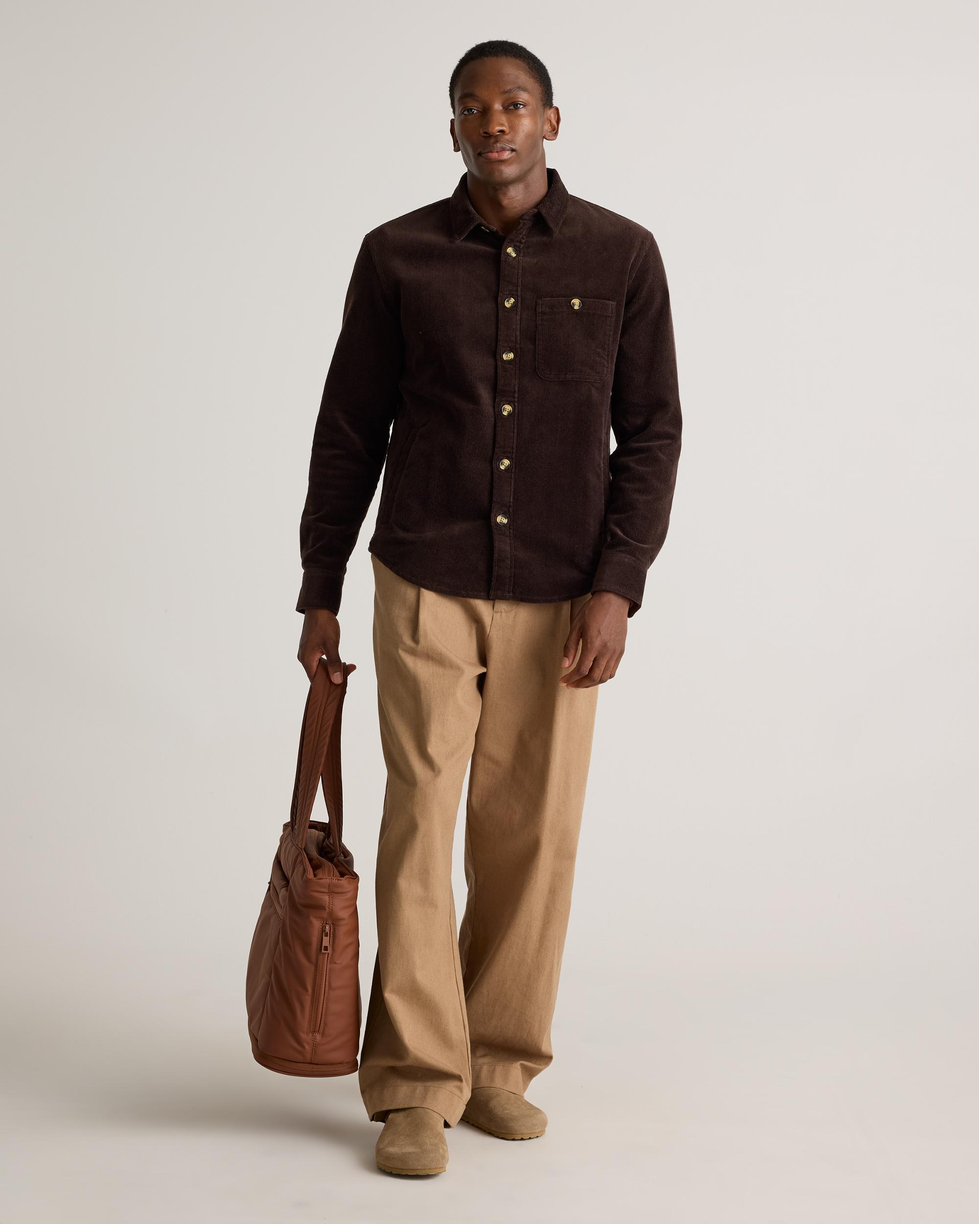 Quince | Men's Organic Stretch Corduroy Overshirt Organic Cotton Product Image