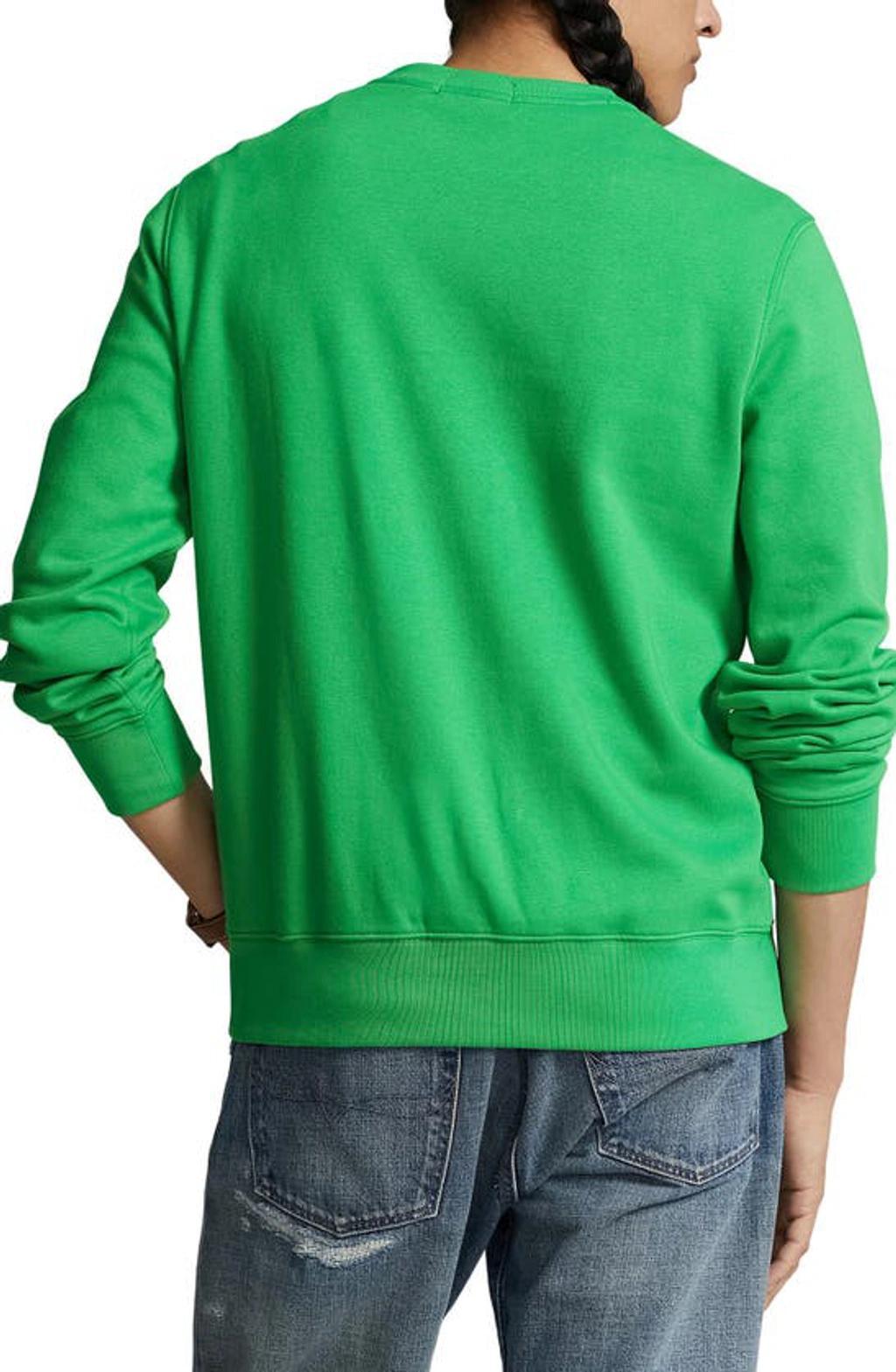 Polo Bear Fleece Sweatshirt In Tiller Green Heritage Bear Product Image