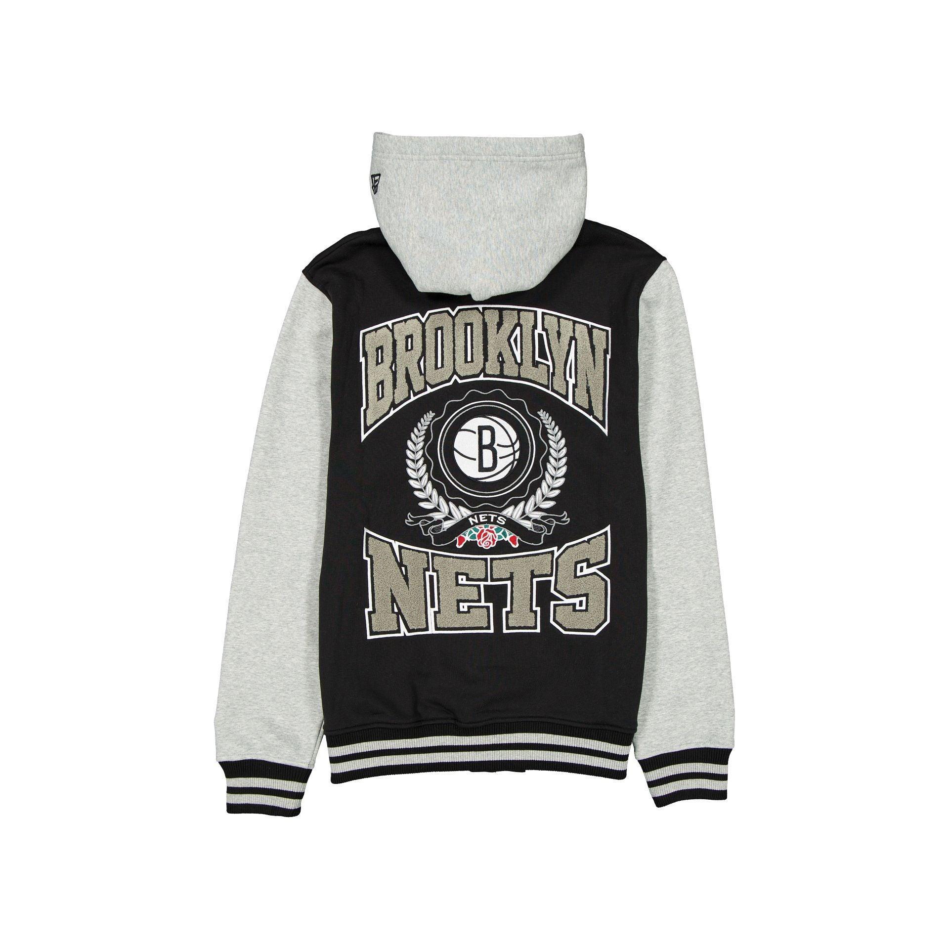 Brooklyn Nets Throwback Prep Jacket Male Product Image