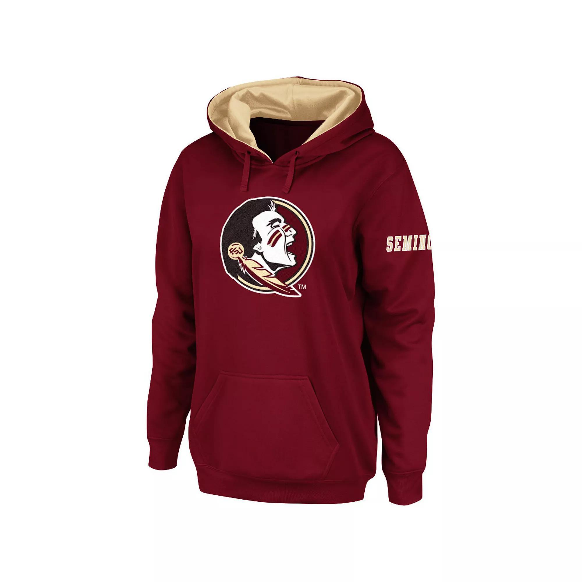 Women's Stadium Athletic Garnet Florida State Seminoles Big Logo Pullover Hoodie,  Product Image