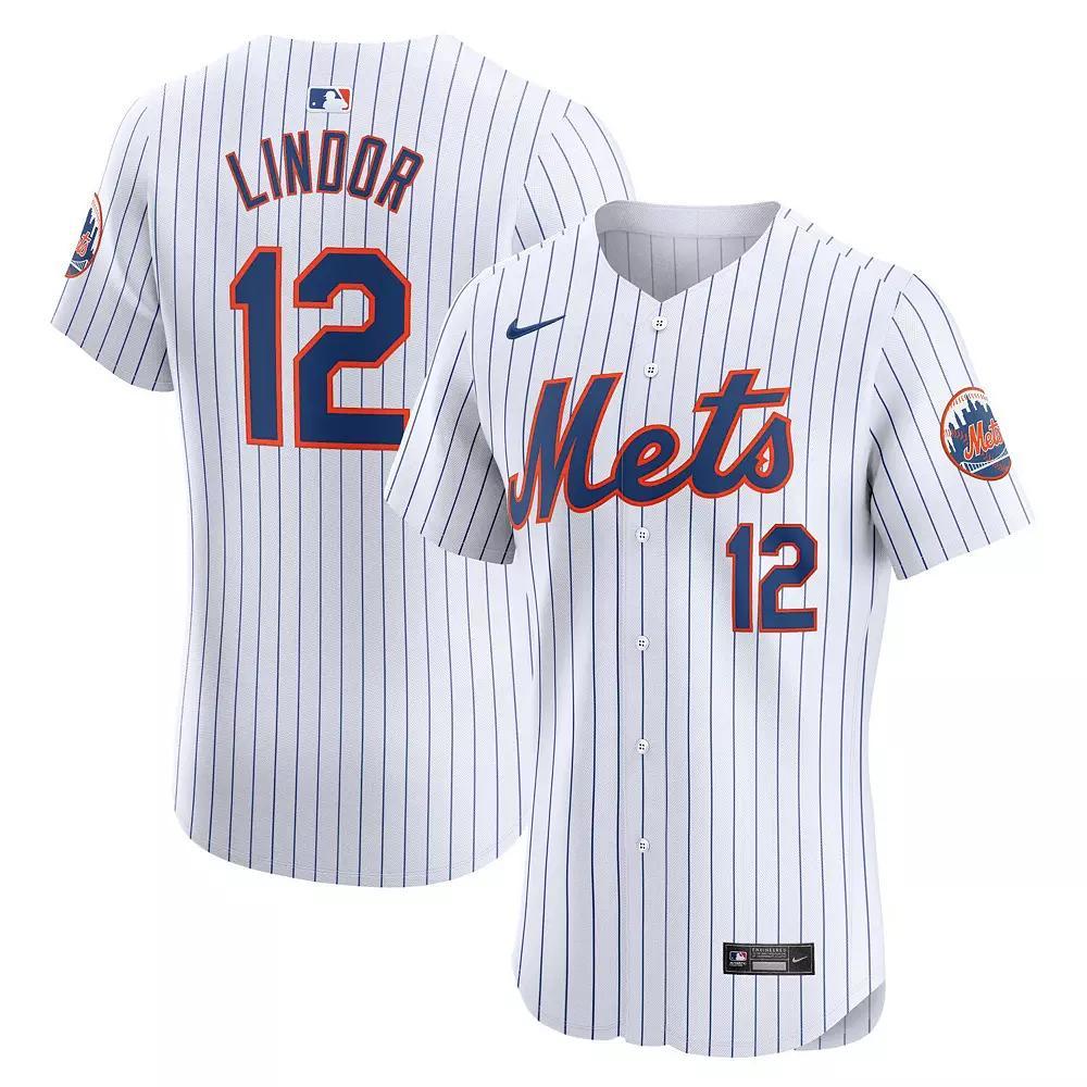 Francisco Lindor New York Mets Nike Mens Dri-FIT ADV MLB Elite Jersey | 90B0NMHONM9-00F Product Image