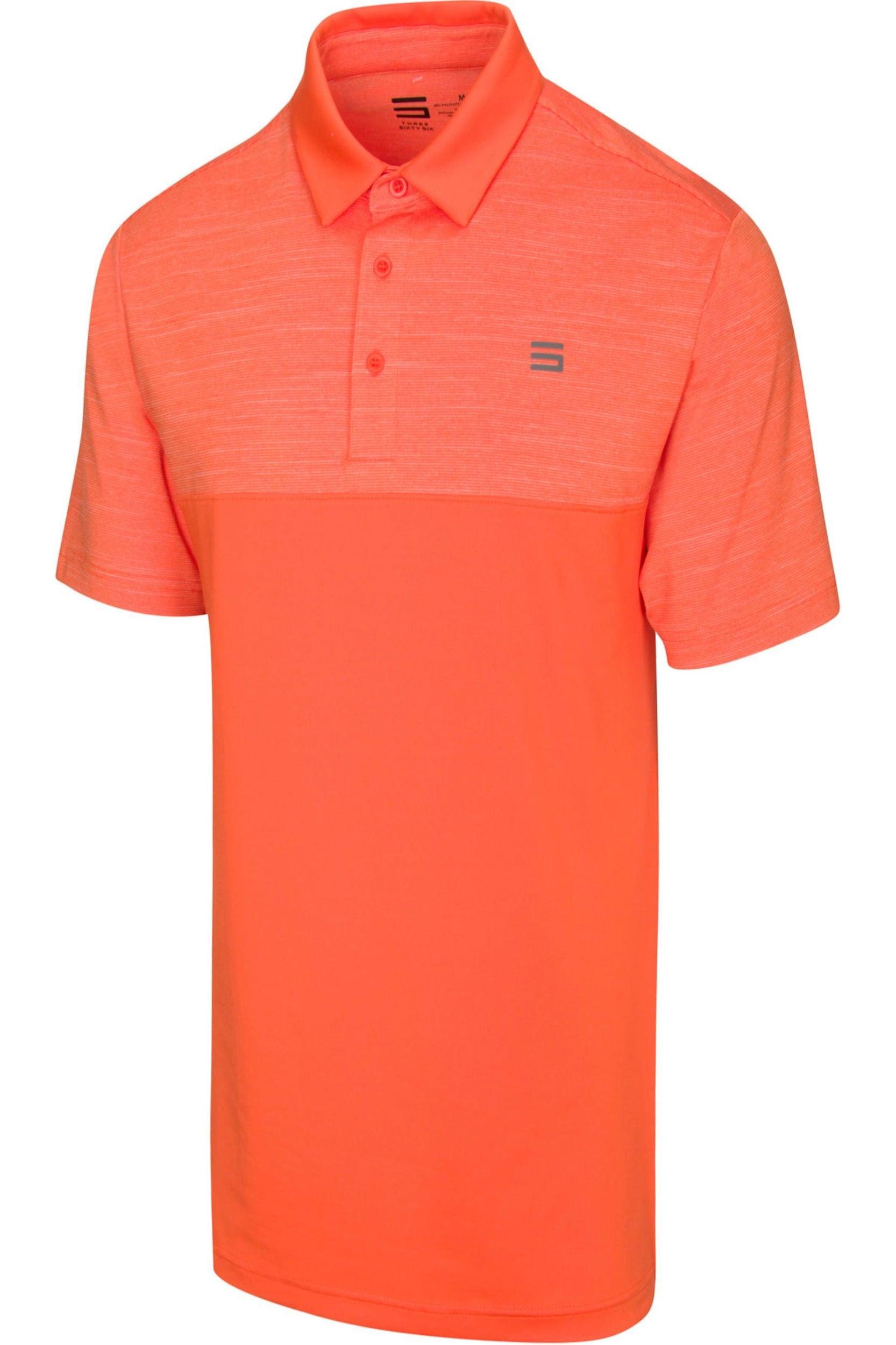 Three Sixty Six Men's Heathered Two-Tone Golf Polo Male Product Image