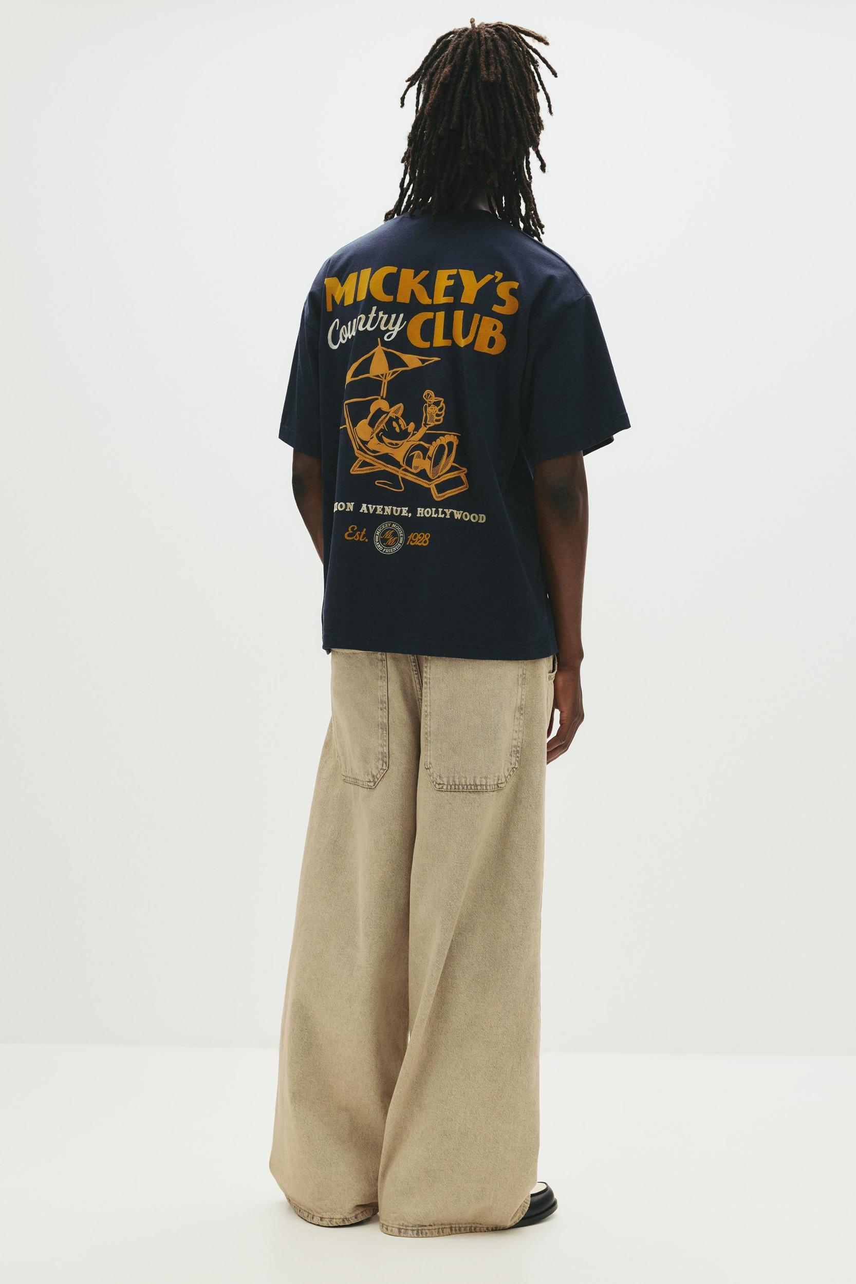 Blue Mickey Mouse T-shirt Product Image