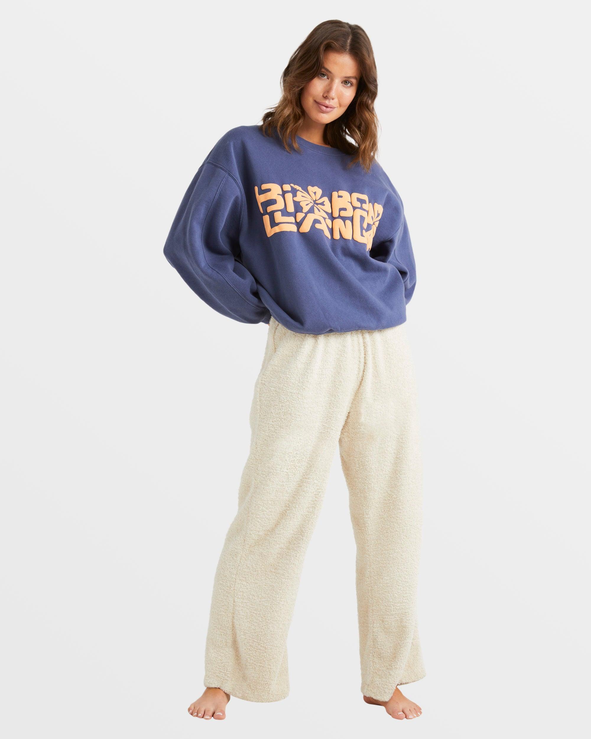 Tiki Vibes Kendall Sweatshirt - Blue Surf Female Product Image