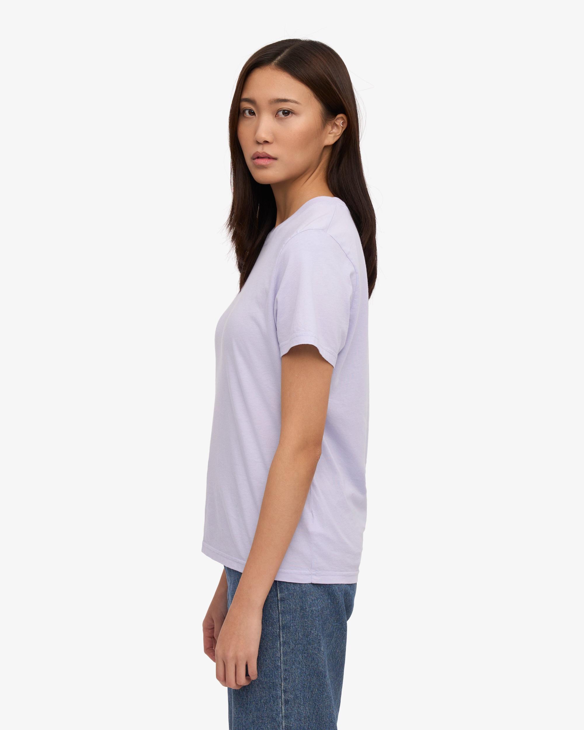 Women Light Organic Tee - Soft Lavender Product Image