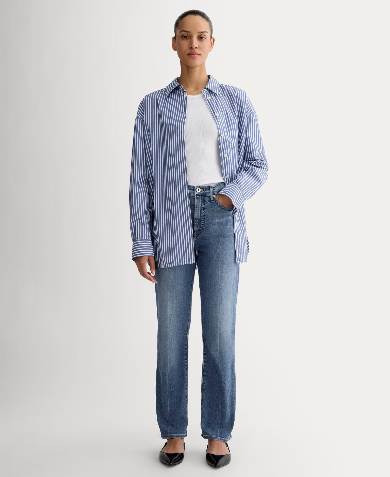 The High-Key Stovepipe Jean Product Image